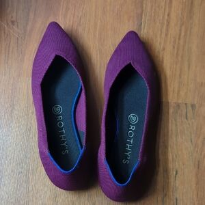 Rothy's Women's Purple Point Toe Flats
